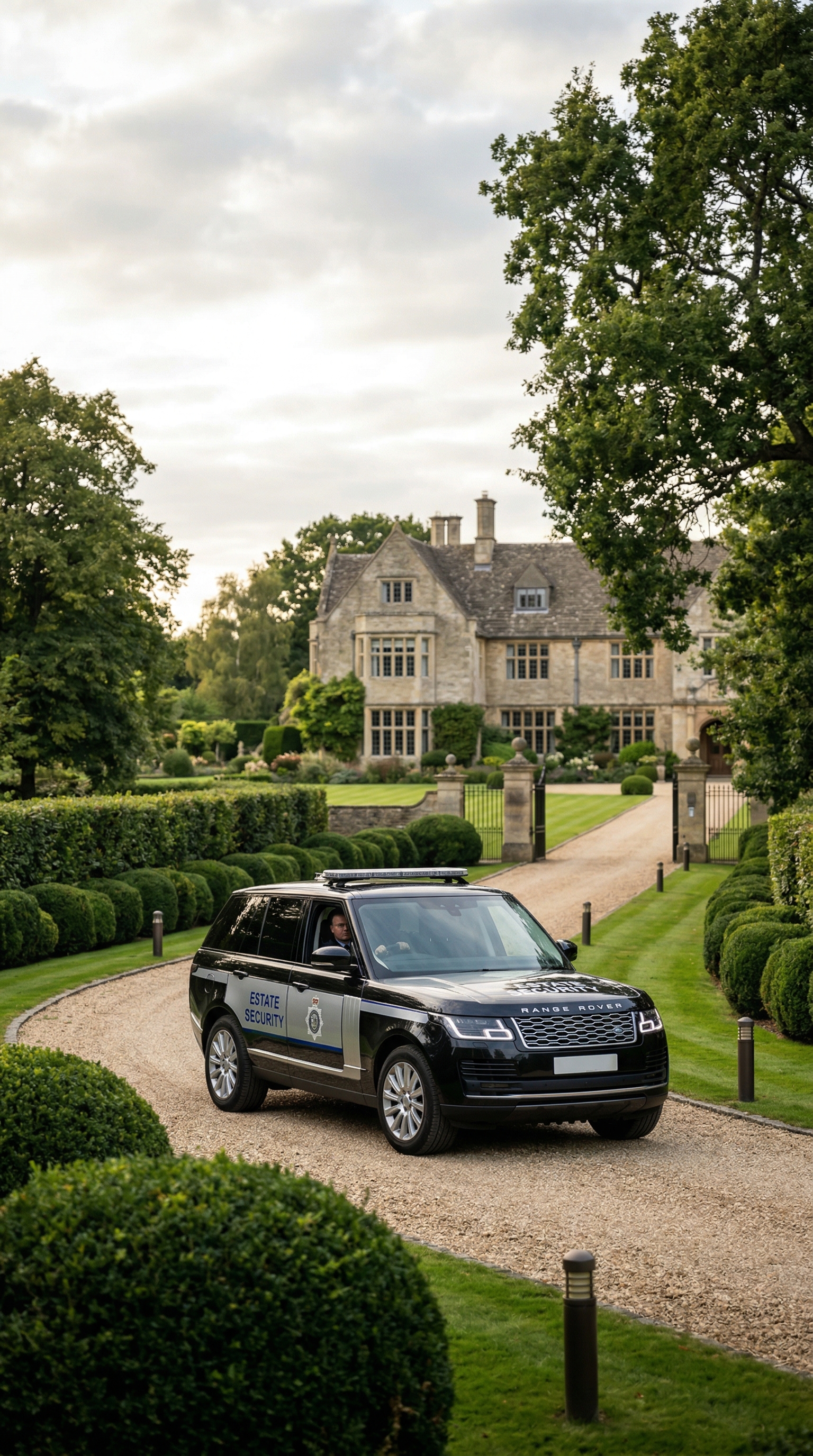 GuardPro Marked Vehicle on Estate Patrol